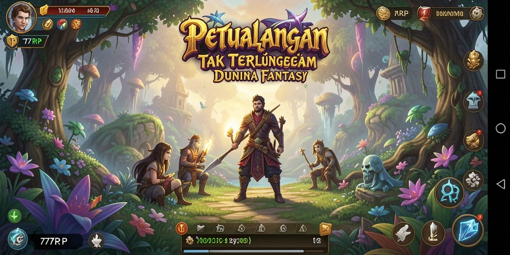 Screenshot gameplay 77RP menunjukkan petualangan seru yang menunggu Anda.