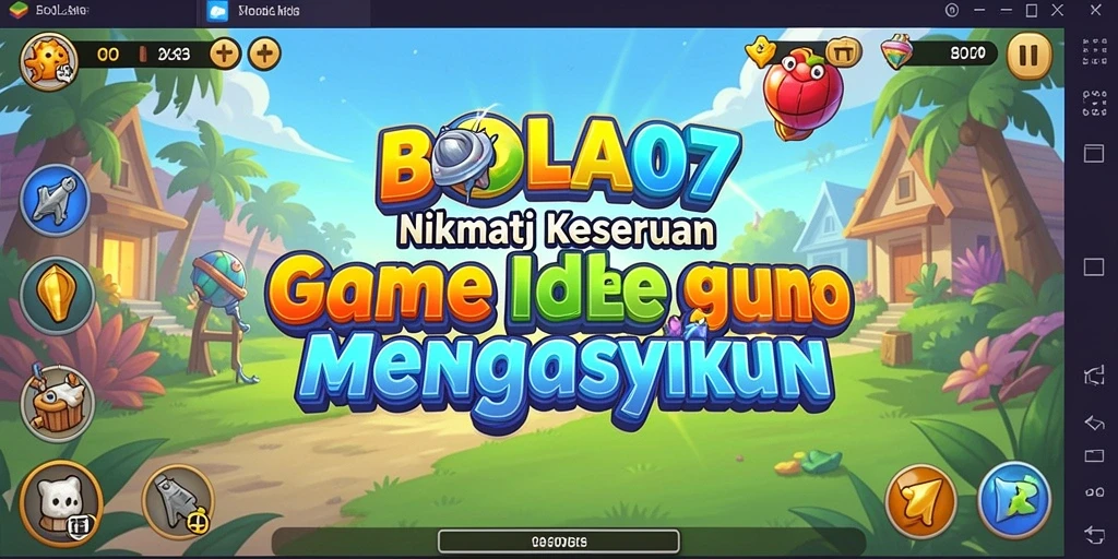 Screenshot utama BOLA07 menunjukkan keseruan gameplay Idle yang menarik.