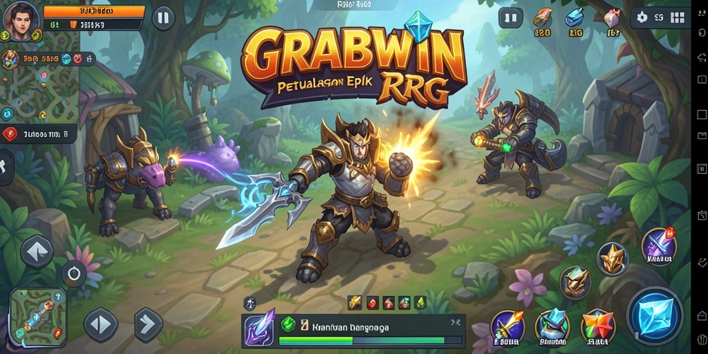 Tangkapan layar menunjukkan aksi mendebarkan dalam gameplay RPG.