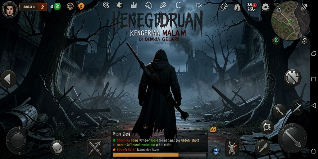 Tampilan gameplay menakutkan dengan suasana mencekam dari HO3.