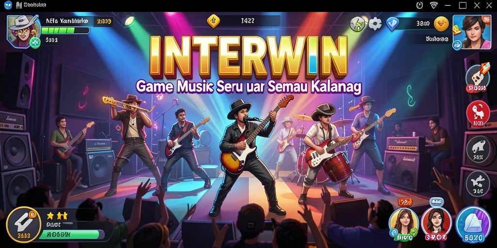 Gameplay menarik INTERWIN dengan berbagai pilihan lagu.