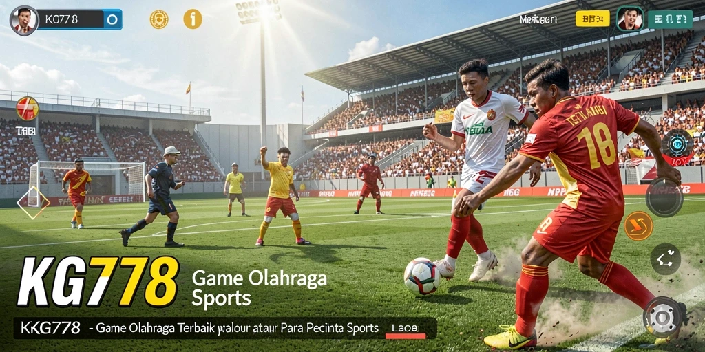 Screenshot KG778 menunjukkan gameplay seru dalam berbagai olahraga.