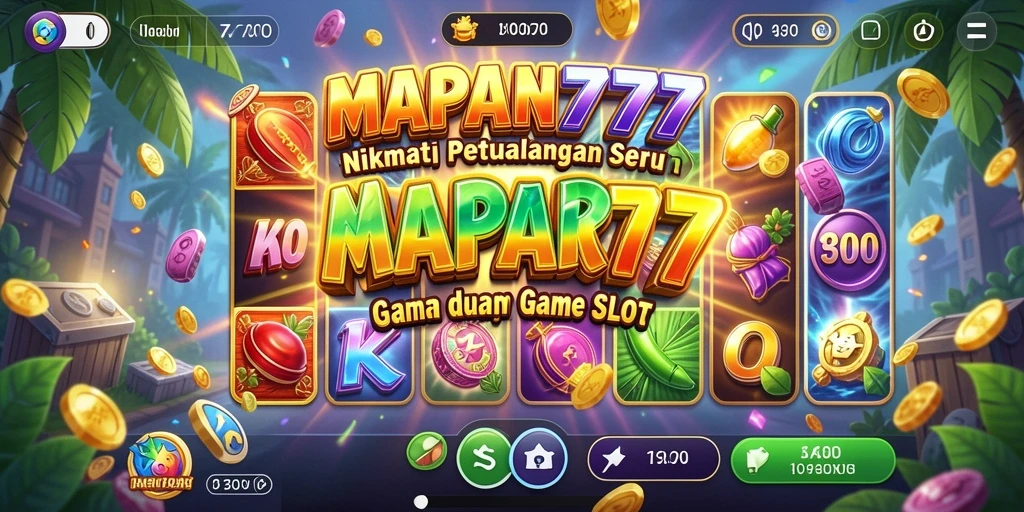 Screenshot gameplay MAPAN777 yang menampilkan suasana permainan slot yang menarik.