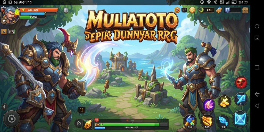 Tangkapan layar dari gameplay menakjubkan dalam MULIATOTO