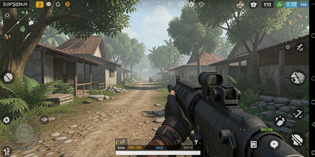 Tangkapan layar gameplay seru dari SVIPSIDN dengan aksi menegangkan.