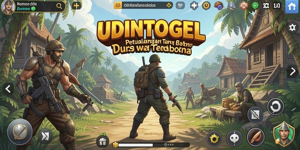 Tampilan gameplay Open World yang menarik di UDINTOGEL.